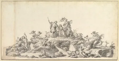 Design for the Fontana di Venere e Adone, Reggia di Caserta, Naples