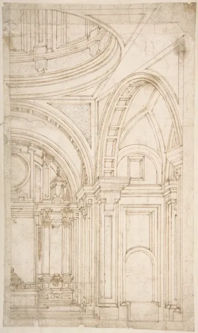 Design for the Interior of the East End of a Church