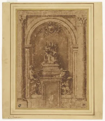 Design for the Tomb of Pope Alexander VII in Saint Peter's, Rome