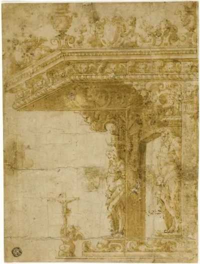 Design for Tomb with Canopy