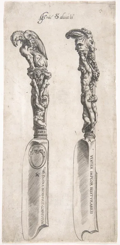 Design for Two Knife Handles