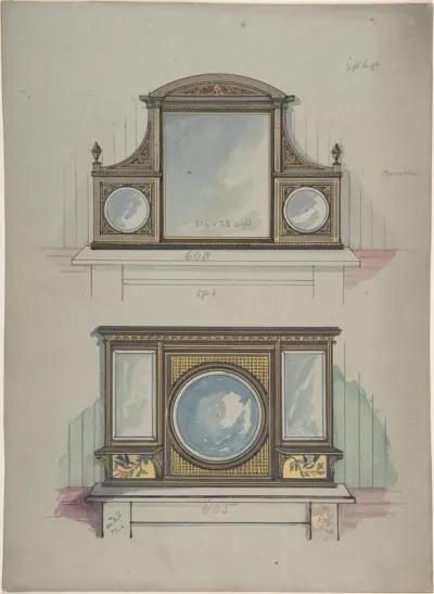 Design for Two Mirrors over Mantels