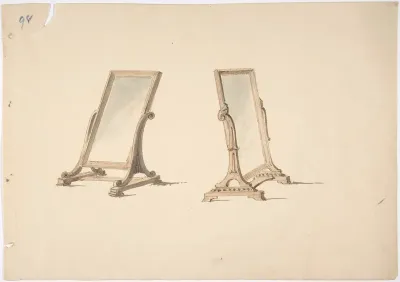 Design for Two Plain Tabletop Mirrors