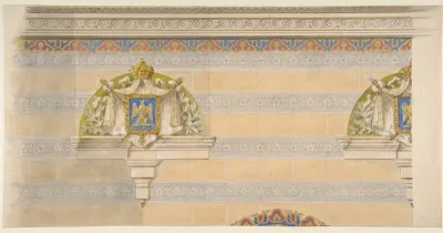 Design for Upper Wall Decoration, Farnborough, England