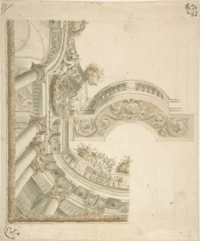 Design of Ceiling and Balustrade