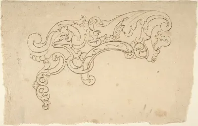 Design of Scroll (Part of a Cartouche ?)