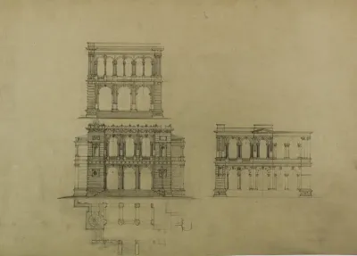 Design Projects, Building Elevation Studies and Plan