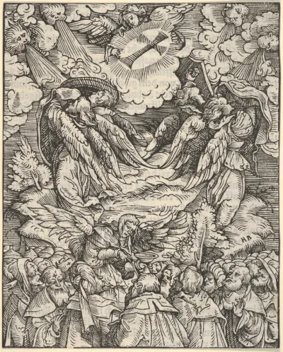 Designation of the Elect, plate 6 from "The Apocalypse"