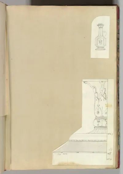 Designs for a Ewer and a Candlestick