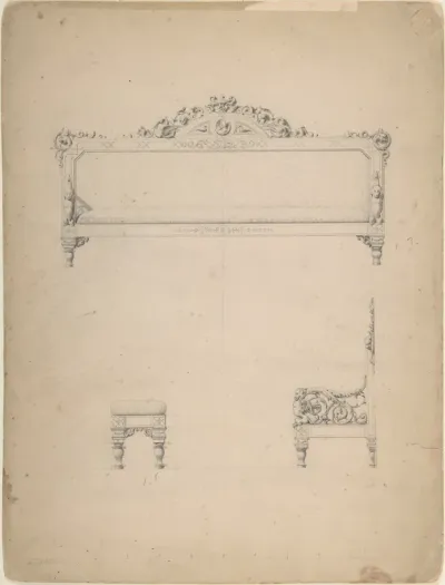 Designs for Couch, Chair, and Stool