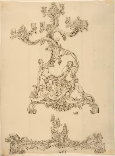 Designs for Two Candelabras