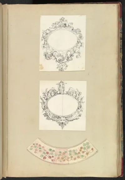 Designs for Two Mirrors and a Plate Rim