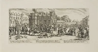 Destruction of a Convent, plate six from The Miseries of War