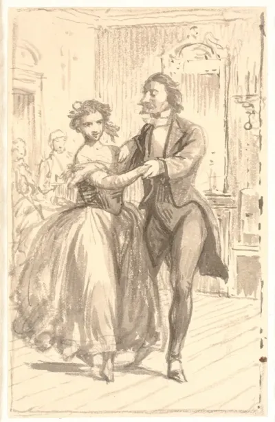 Det første par på ballet