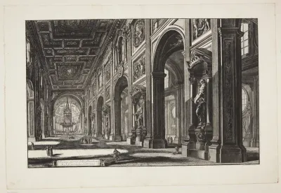 Det indre af basilikaen S. Giovanni Laterano