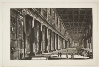 Det indre af basilikaen Santa Maria Maggiore, Rom