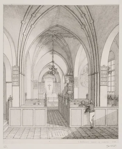 Det indre af Karrebæk Kirke