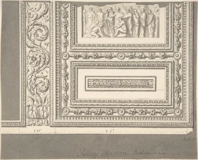 Detail of Ceiling, Palazzo Massimi