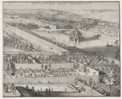 Detail of the Park at Enghien (right half)