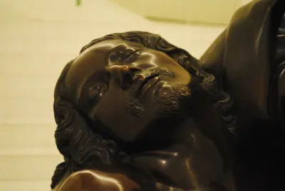 Detail of the Pietà, 1498 99