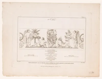 Detail van de fontein Desaix
