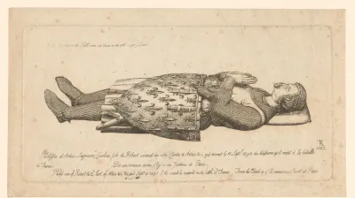 Detail van het praalgraf van Philippe d'Artois