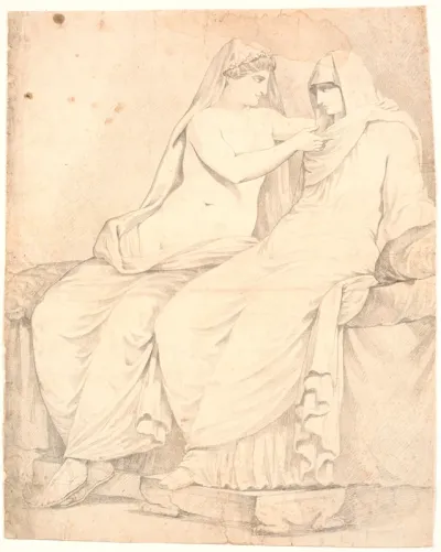 Detaille af "Det Aldobrandinske Bryllup"