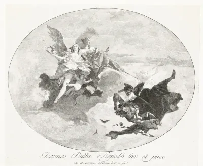 Deugd en Faam verjagen Gierigheid