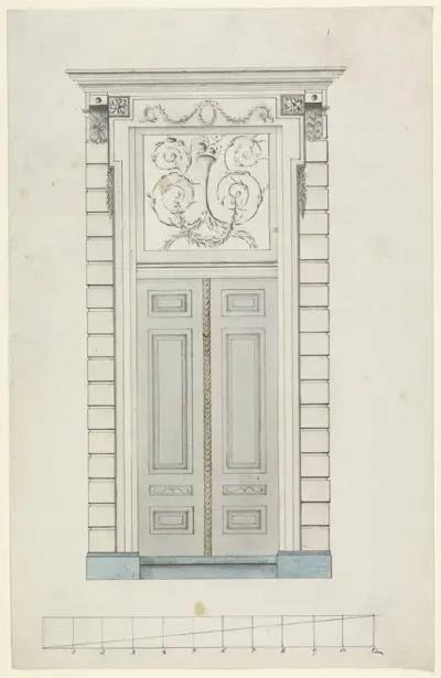 Deur met dessus-de-porte