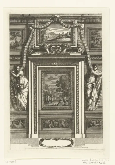 Deur met schilderij