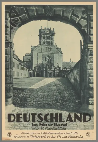 Deutschland im Moselland, Trier St. Mathias Abtei