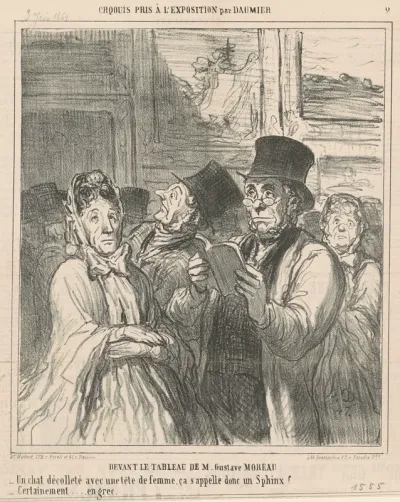 Devant le tableau de M. G. Moreau