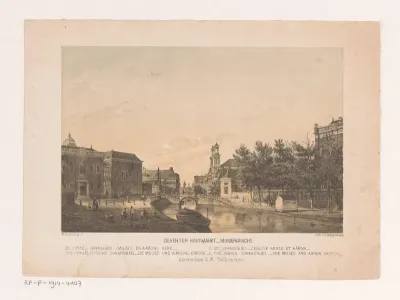 Deventer Houtmarkt en Muidergracht in Amsterdam