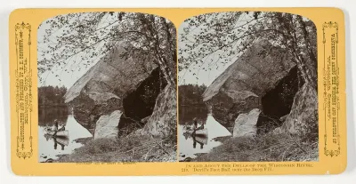 Devil's Foot Ball near the Deep Fill, No. 219 from the series "In and About the Dells of the Wisconsin River"