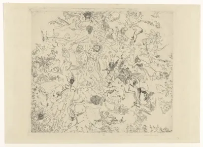 Devils Thrashing Angels and Archangels
