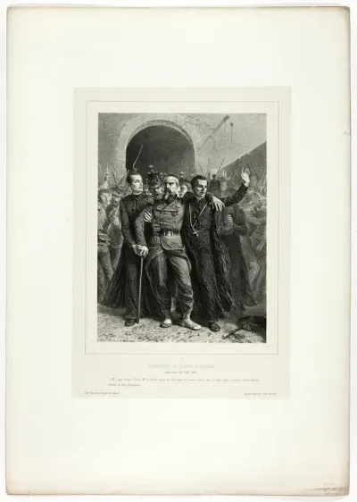 Devotion of the Catholic clergy in Rome, April 30, 1849, from Souvenirs d’Italie: Expédition de Rome