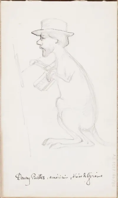 Dewey Bates, karikatyyri