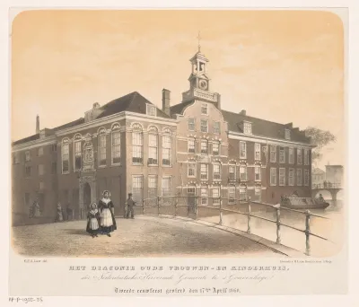Diakonie oude vrouwen- en kinderhuis in Den Haag