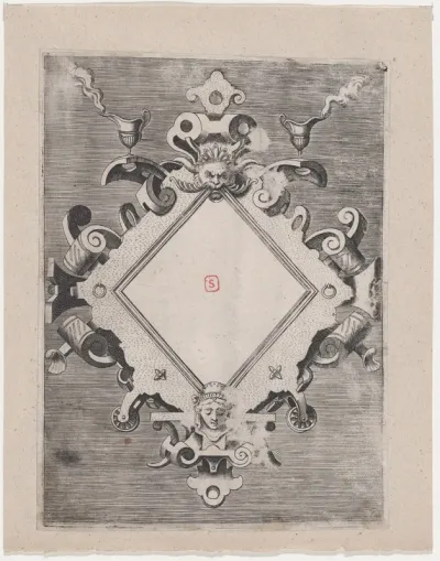 Diamond-shaped Cartouche