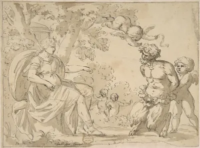 Diana and Satyr