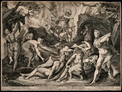 Diana [Artemis] and Actaeon