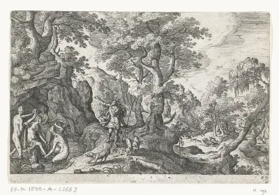 Diana en Actaeon