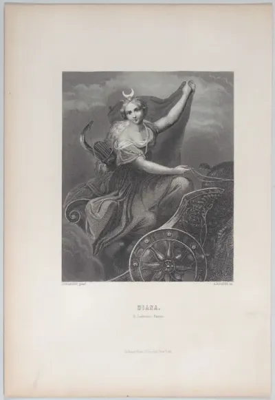 Diana on her chariot
