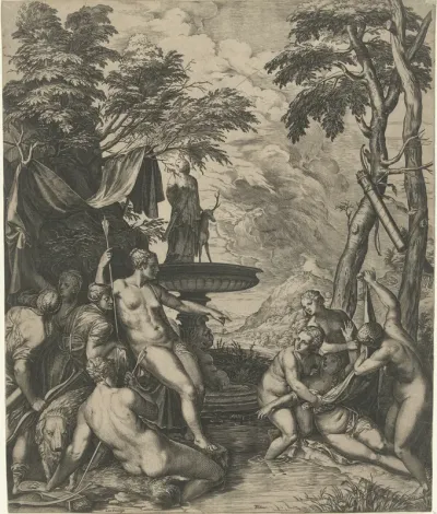 Diana ontdekt de zwangerschap van Callisto
