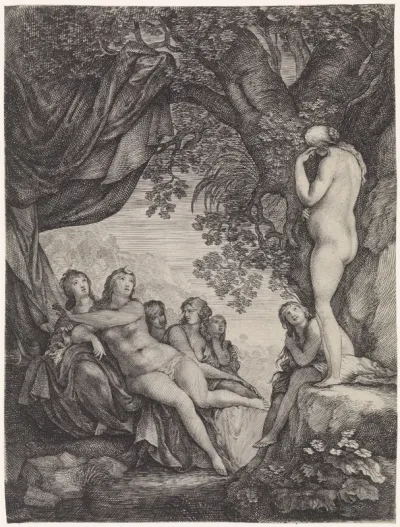 Diana ontdekt de zwangerschap van Callisto