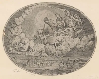 Diana op de strijdwagen
