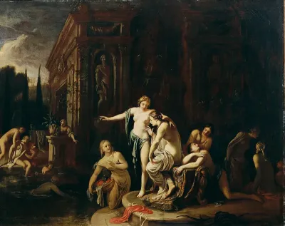 Diana und Kallisto im Bade