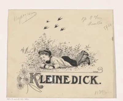 Dick ligt in het gras