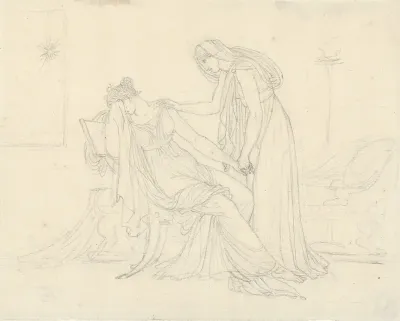 Dido bekent haar zuster haar liefde voor Aeneas