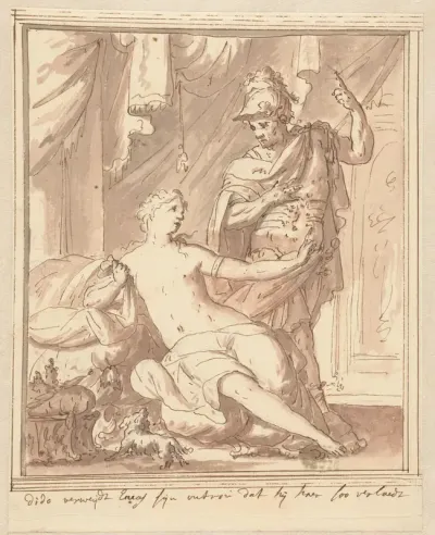 Dido verwijt Aeneas dat hij haar verlaat